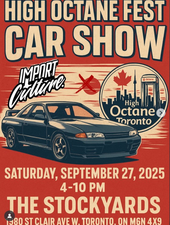 High Octane Fest Car Show flyer
